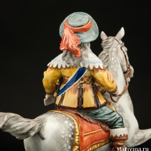 Арамис (кавалер с письмом на коне), Unterweissbach, Германия, 1960 гг