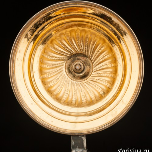 Металлическая кружка 1 л, серебрение, WMF, Германия, ок. 1900 гг