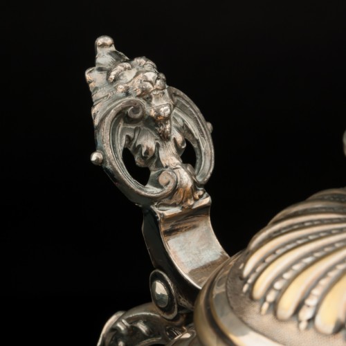 Металлическая кружка 1 л, серебрение, WMF, Германия, ок. 1900 гг