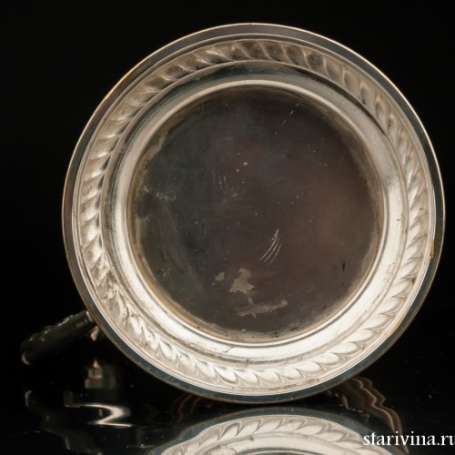 Металлическая кружка 1 л, серебрение, WMF, Германия, ок. 1900 гг