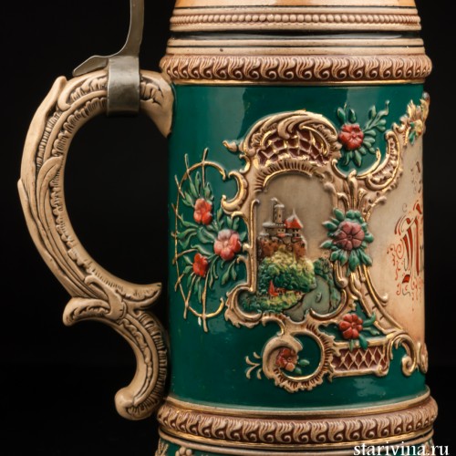 Кружка 1 л, Albert Jacob Thewalt, Германия, 1890-1910 гг