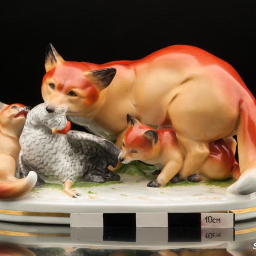 Лиса и лисята, Австрия, нач. - сер. 20 века