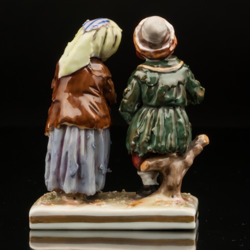 Двое нищих детишек, Volkstedt, Германия, кон. 19 - нач. 20 вв