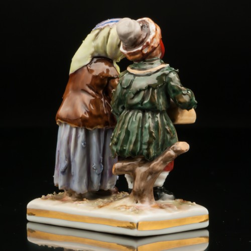 Двое нищих детишек, Volkstedt, Германия, кон. 19 - нач. 20 вв