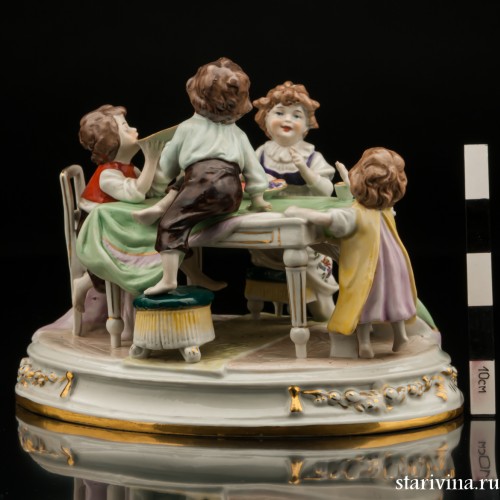Дети за столом, Scheibe-Alsbach, Германия, сер. 20 в
