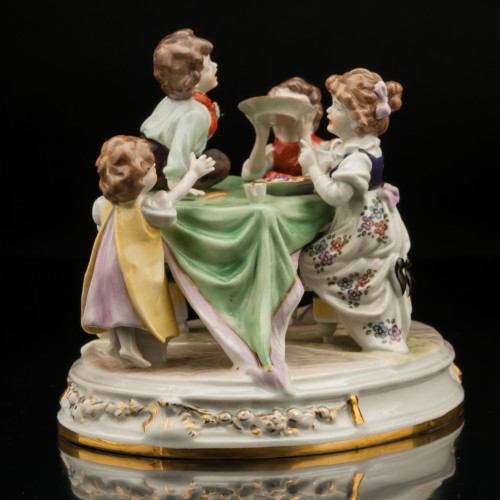 Дети за столом, Scheibe-Alsbach, Германия, сер. 20 в