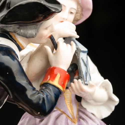 Солдат и девушка, Франция, 19 в