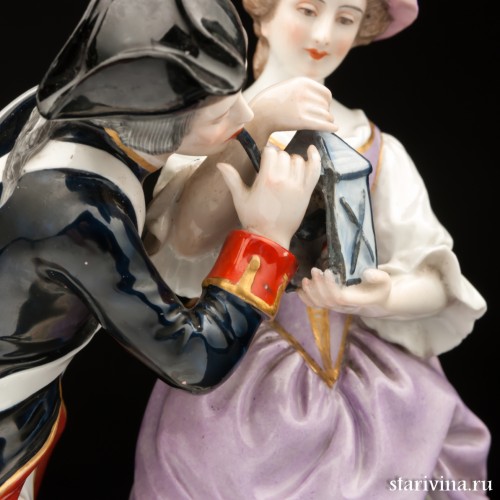 Солдат и девушка, Франция, 19 в