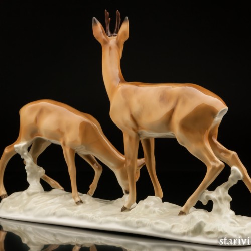 Олени, Hutschenreuther, Германия, 1938-55 гг