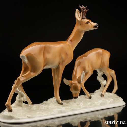 Олени, Hutschenreuther, Германия, 1938-55 гг