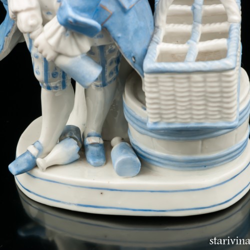 Кавалер с бутылкой, "Выпивоха", Франция, 19 в