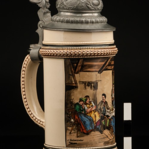 Кружка "Тирольская гостиная", 1/2 л, Германия, 1900 гг