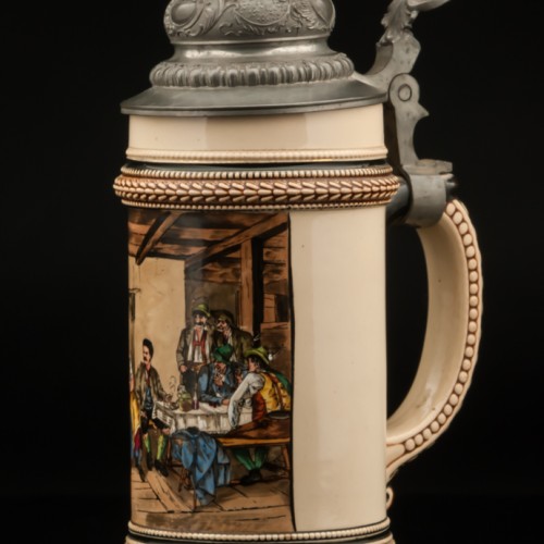 Кружка "Тирольская гостиная", 1/2 л, Германия, 1900 гг