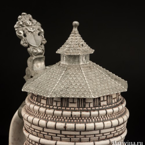 Кружка "Башня", 1/2 л, Theodor Wieseler, Германия, кон. 19 в