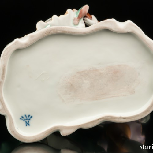 Дуэт, скрипка и мандолина, Capodimonte, Италия, сер. 20 в