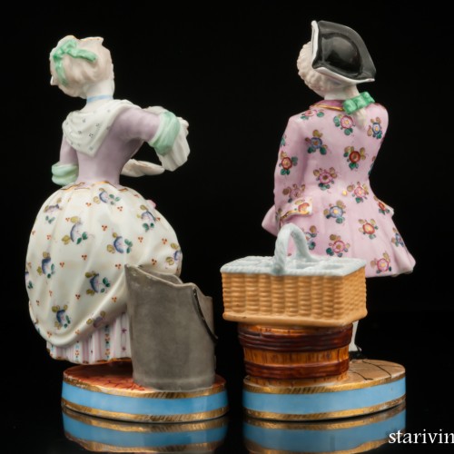 Пара "Выпивоха и горничная", Франция, 19 в