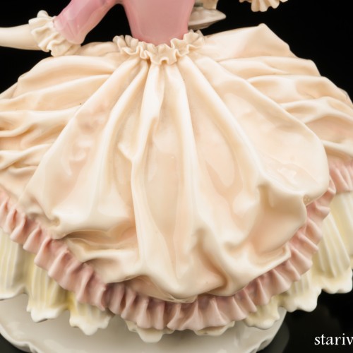 Дама с павлином, Karl Ens, Германия, 1920-30 гг