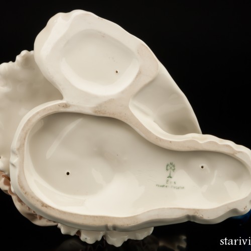 Дама с павлином, Karl Ens, Германия, 1920-30 гг