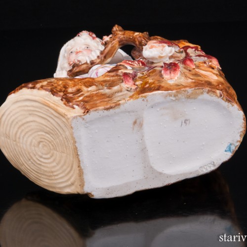 Девочка на кораблике, вазочка, Германия, нач. 20 в