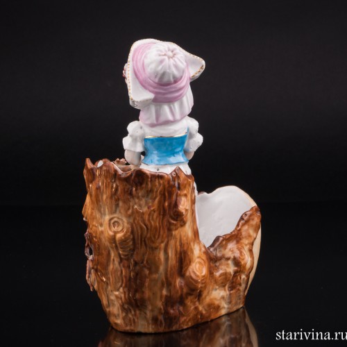 Девочка на кораблике, вазочка, Германия, нач. 20 в