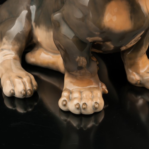 Щенок таксы с завернутым ухом, Royal Copenhagen, Дания, 1960 гг