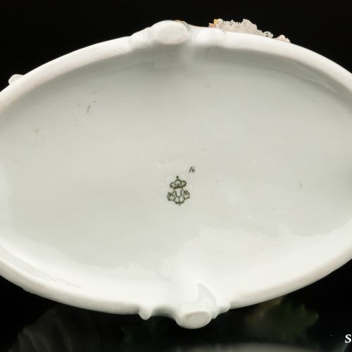 Пасторальная группа с волынкой, кружевная, Unterweissbach, Германия, 1940-58 гг