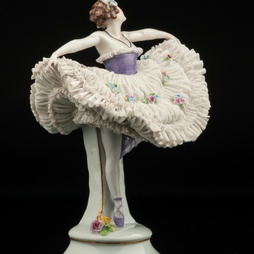 Балерина, кружевная, E. A. Muller, Германия, до 1927 г