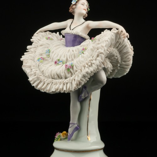 Балерина, кружевная, E. A. Muller, Германия, до 1927 г