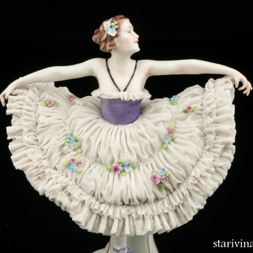 Балерина, кружевная, E. A. Muller, Германия, до 1927 г