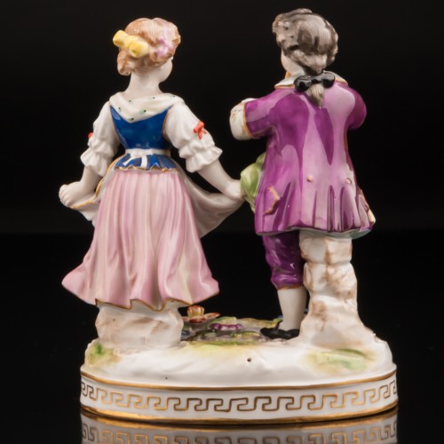 Танцующая пара детей, Volkstedt, Германия, кон. 19 в