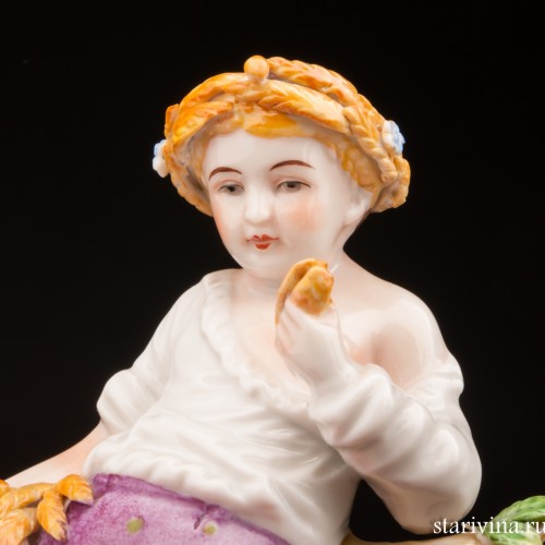 Мальчик и девочка, Sitzendorf, Германия, после 1950 г