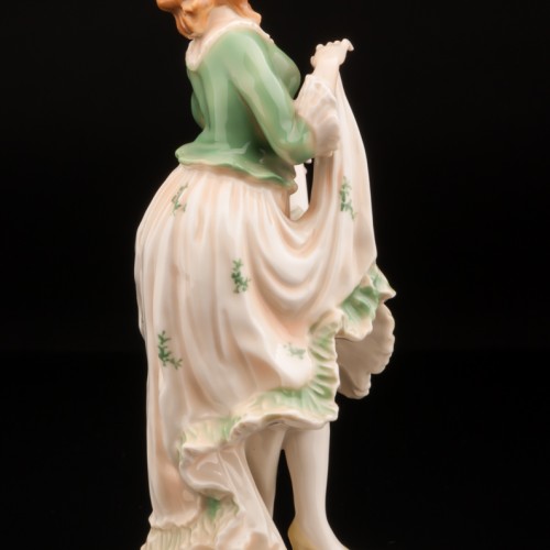 Девушка с розами в подоле, Karl Ens, Германия, 1920-30 гг