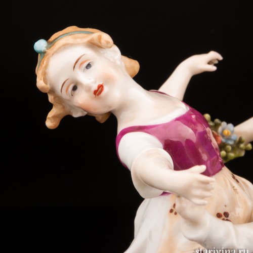 Танцующие детишки, E. A. Muller, Германия, 1890-1927 гг