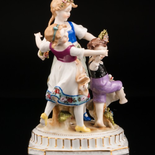 Танцующие детишки, E. A. Muller, Германия, 1890-1927 гг