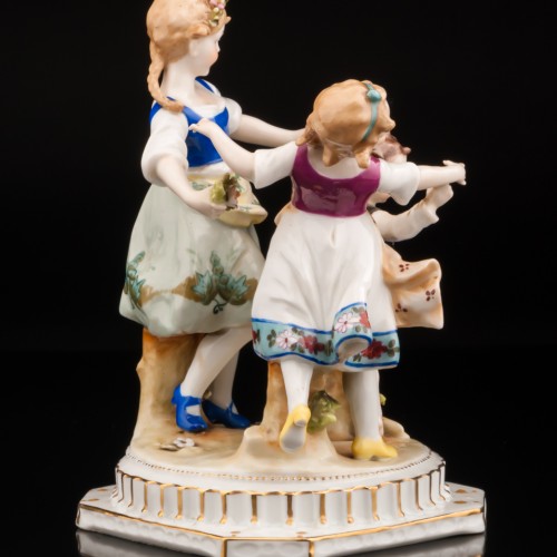 Танцующие детишки, E. A. Muller, Германия, 1890-1927 гг