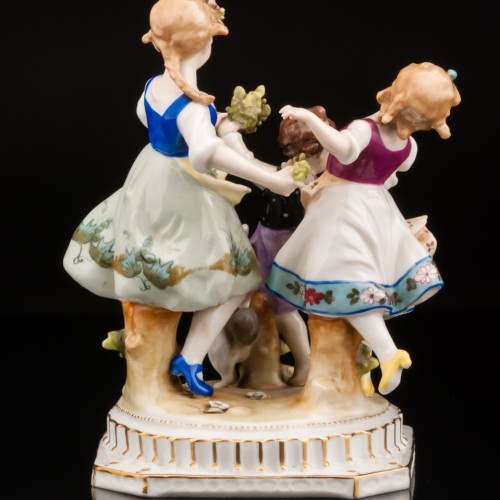 Танцующие детишки, E. A. Muller, Германия, 1890-1927 гг