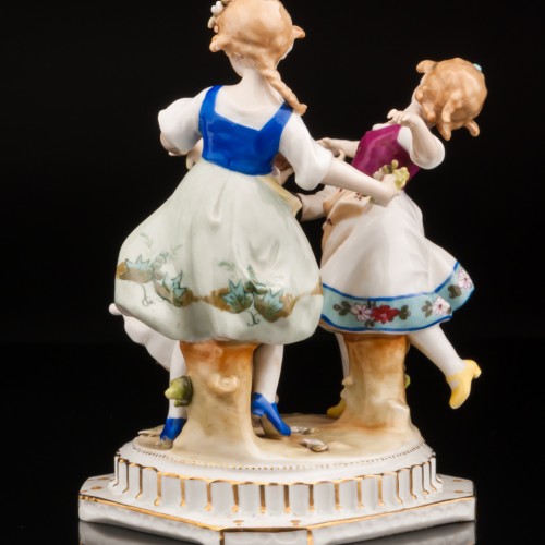 Танцующие детишки, E. A. Muller, Германия, 1890-1927 гг