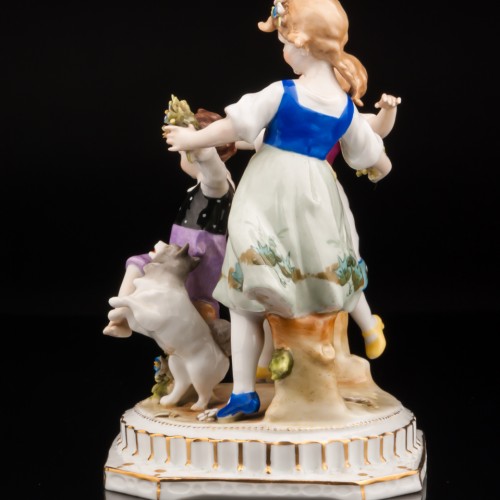 Танцующие детишки, E. A. Muller, Германия, 1890-1927 гг