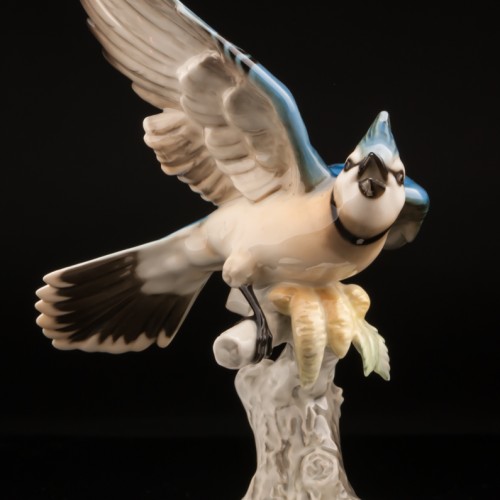 Голубая сойка, Hutschenreuther, Германия, 1970 гг