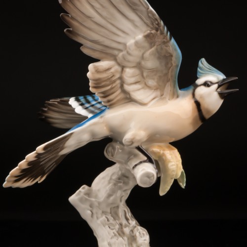 Голубая сойка, Hutschenreuther, Германия, 1970 гг