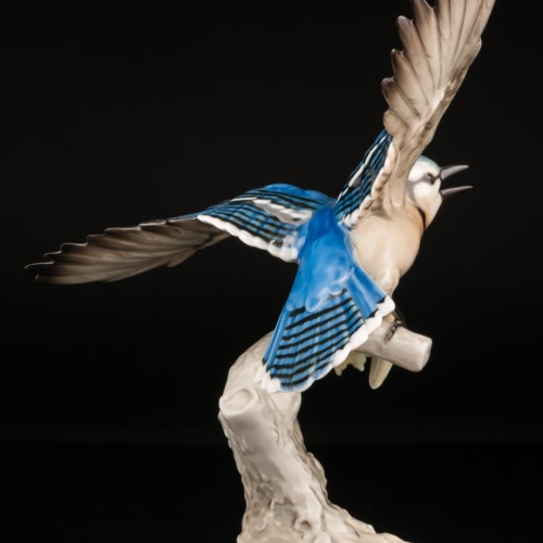 Голубая сойка, Hutschenreuther, Германия, 1970 гг