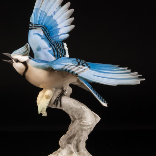 Голубая сойка, Hutschenreuther, Германия, 1970 гг