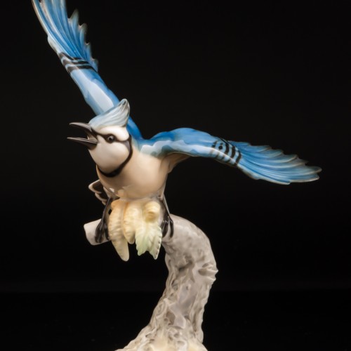 Голубая сойка, Hutschenreuther, Германия, 1970 гг