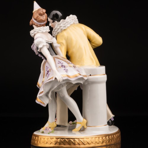 Пьеро и Коломбина, Sitzendorf, Германия, после 1950 г