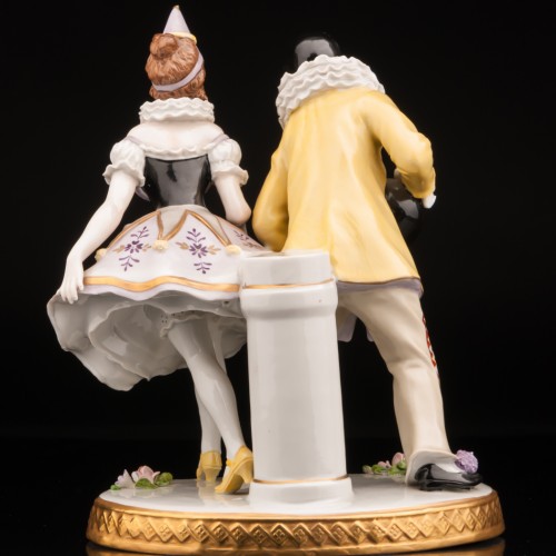 Пьеро и Коломбина, Sitzendorf, Германия, после 1950 г