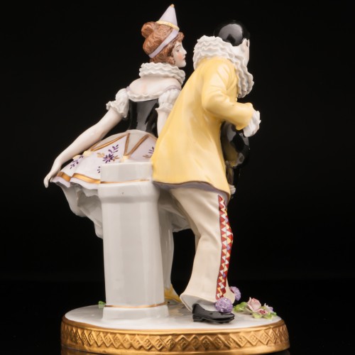 Пьеро и Коломбина, Sitzendorf, Германия, после 1950 г