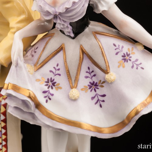 Пьеро и Коломбина, Sitzendorf, Германия, после 1950 г