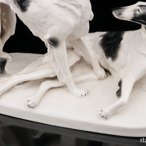 Две борзые, Carl Scheidig, Германия, 1935-90 гг