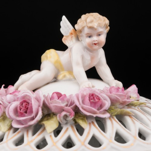 Вазочка с ангелочком, Von Schierholz, Германия, 1907-27 гг