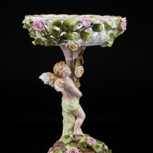 Вазочка-конфетница с ангелочком, Von Schierholz, Германия, 1907-27 гг